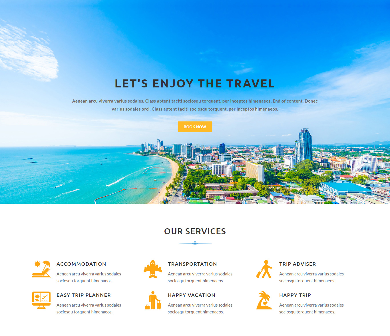 Holiday - Responsive HTML Landing Pages