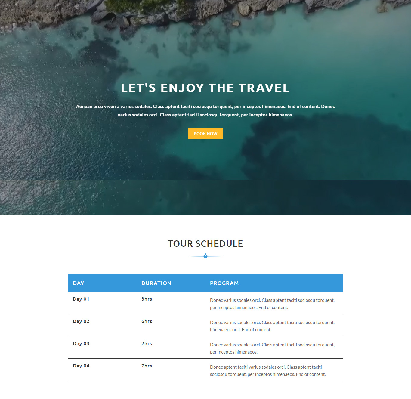 Holiday - Responsive HTML Landing Pages